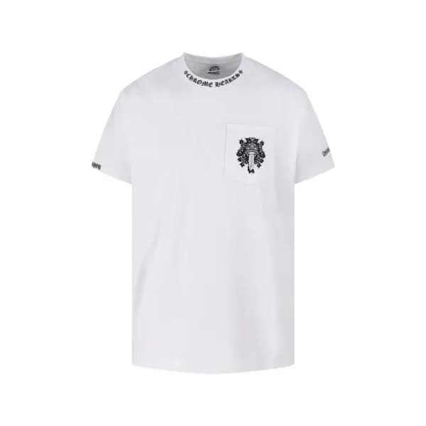 크롬하츠 남성 라운드 반팔티 - Chrom Hearts Mens Round Tshirt -… - 1