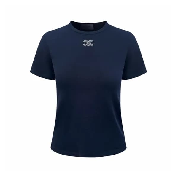 셀린느 여성 라운드 반팔 티셔츠 - Celine Womens Round Tshirt - c… - 1