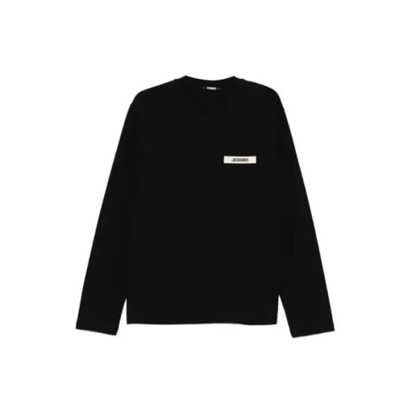 자크뮈스 남성 라운드 긴팔티 - Jacquemus Mens Long Sleeve Tshir… - 1