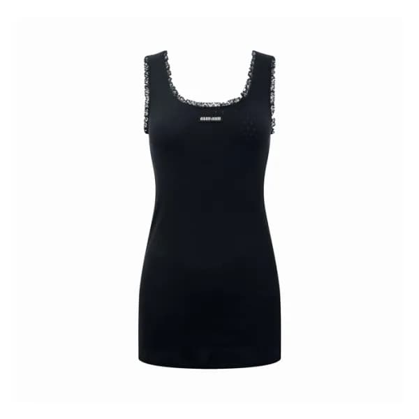 미우미우 여성 라운드 나시 - Miumiu Womens Round Sleeveless To… - 1