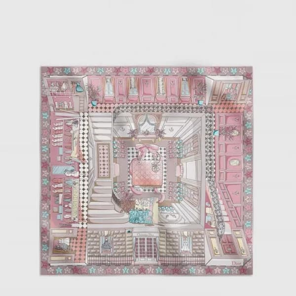 디올 여성 스퀘어 스카프 - Dior Womens Square Scarf - acc8735x - 1