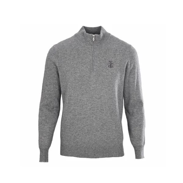 브루넬로쿠치넬리 남성 집업 니트 - Brunello Cucinelli Mens Zip Up Knitwear - brc17321x - 1