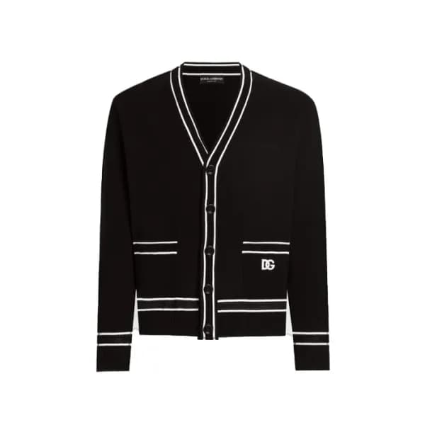 돌체앤가바나 남성 브이넥 가디건 - Dolce&Gabbana Mens V-neck Cardigan - doc17880x - 1