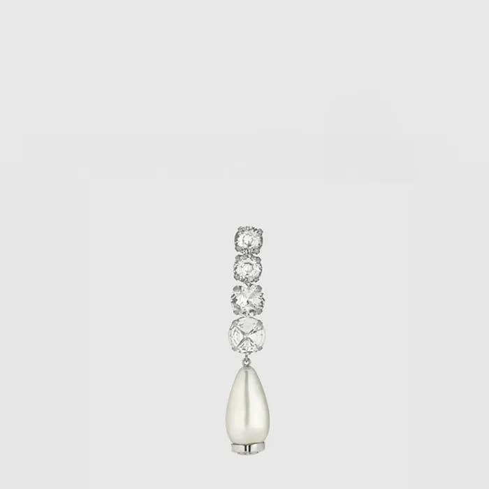 구찌 여성 크리스탈 팬던트 싱글 이어링 - Gucci Womens Crystal Pendant Earring - acc10896x - 1