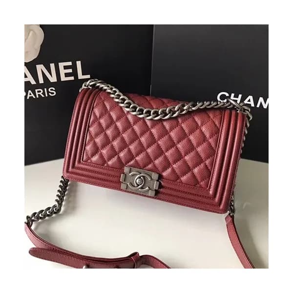 Chanel Leboy Chain Shoulder Bag,25CM - 샤넬 르보이 체인 숄… - 1