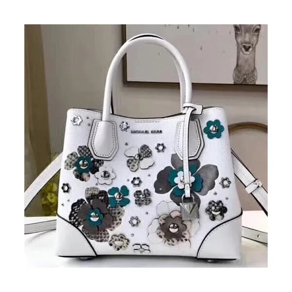 Michael Kors Leather Tote Shoulder Bag, 25CM - 마이클… - 1
