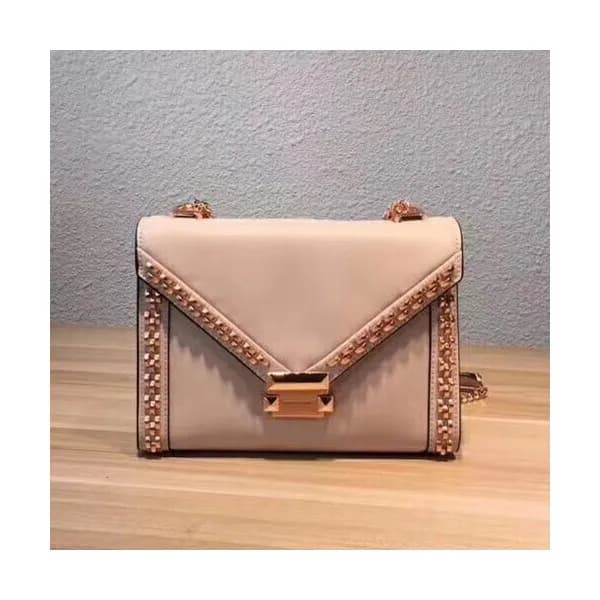 Michael Kors 2018 Leather Whitney Chain Shoulder B… - 1