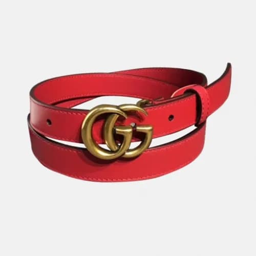 [매장판]Gucci 2019 Ladies GG Buckle Leather Belt - 구찌… - 1