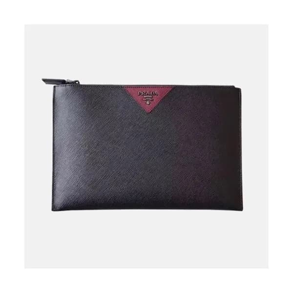 Prada Saffiano Mens Clutch Bag ,28CM - 프라다 사피아노 남성… - 1