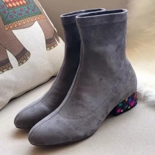 Jimmy-Choo 2018 Ladies Juwer Leather Boots - 지미츄 여…