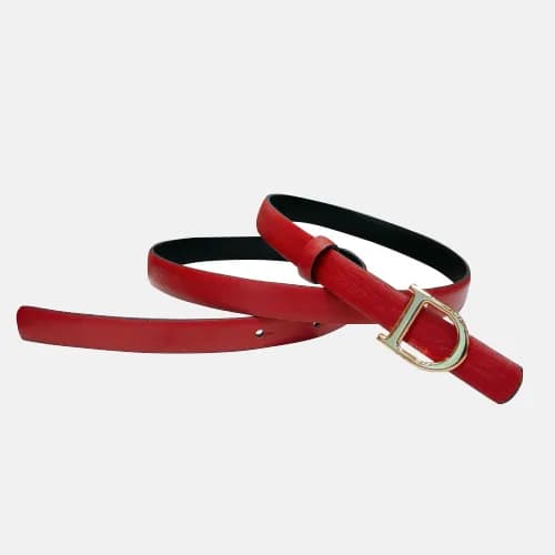 Christian Dior 2019 Ladies "D" Logo Leather Belt -… - 1