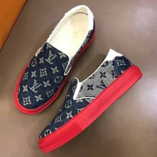 Louis Vuitton 2019 Mens MonogramInitial Logo Denim… - 1