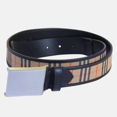Burberry 2019 Mens London Initial Box Logo Buckle… - 1