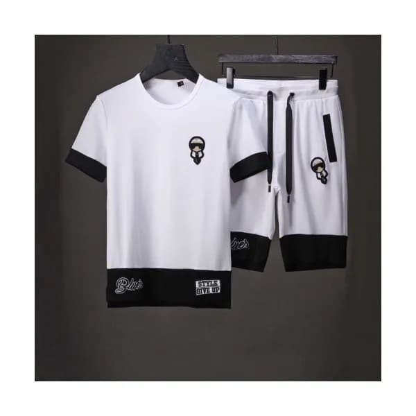 Fendi 2019 Mens Casual Short Sleeved Training Clot… - 1