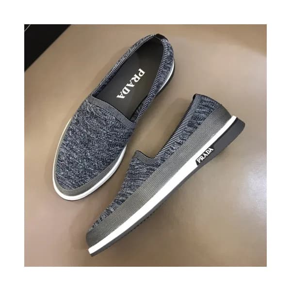 Prada 2019 Mens Business Casual Logo Slip-on - 프라다… - 1