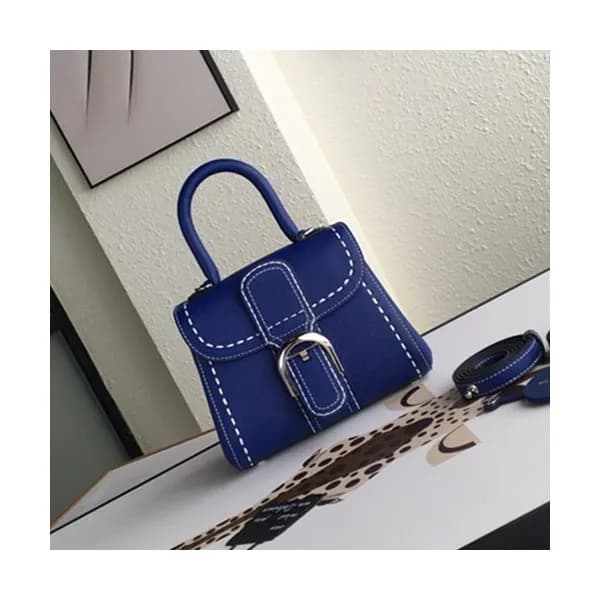 Delvaux 2019 Leather Tote Shoulder Bag,20CM - 델보 2… - 1