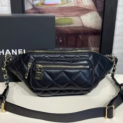 Chanel 2019 Women Leather Belt Bag ,14CM - 샤넬 2019… - 1