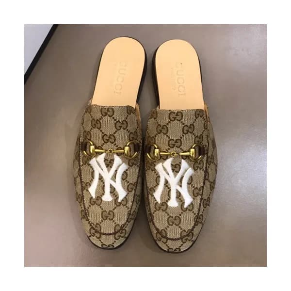 Gucci 2019 Mens Horsbit Yankees Blopper-mule - 구찌 … - 1