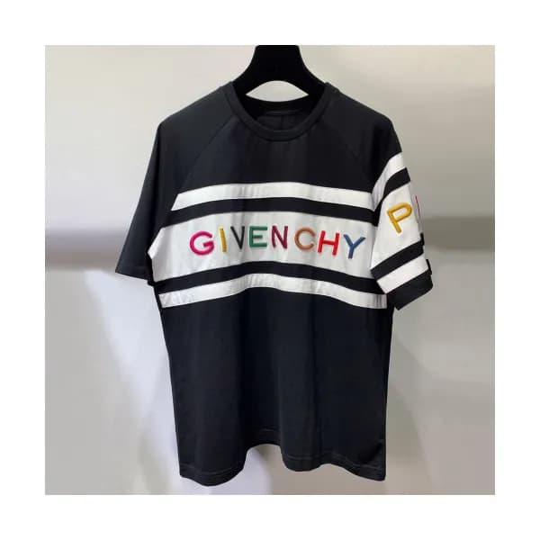 Givenchy 2019 Mm/Wm Logo Cotton Short Sleeved Tshi… - 1