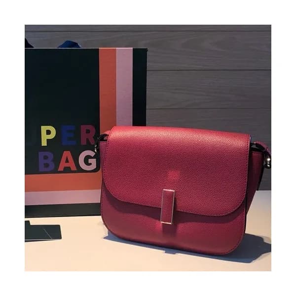 Valextra 2019 Epsom Leather Shoulder Bag,20CM - 발렉… - 1