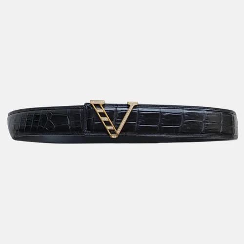 Louis vuitton 2019 Mens Crocodile Leather Belt - 루… - 1