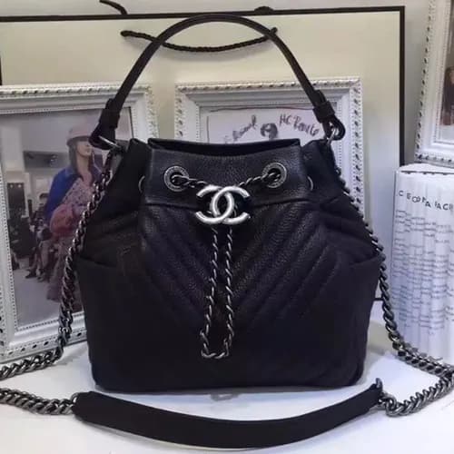 Chanel 2019 Coco Chain Bucket Shoulder Bag,22CM - … - 1