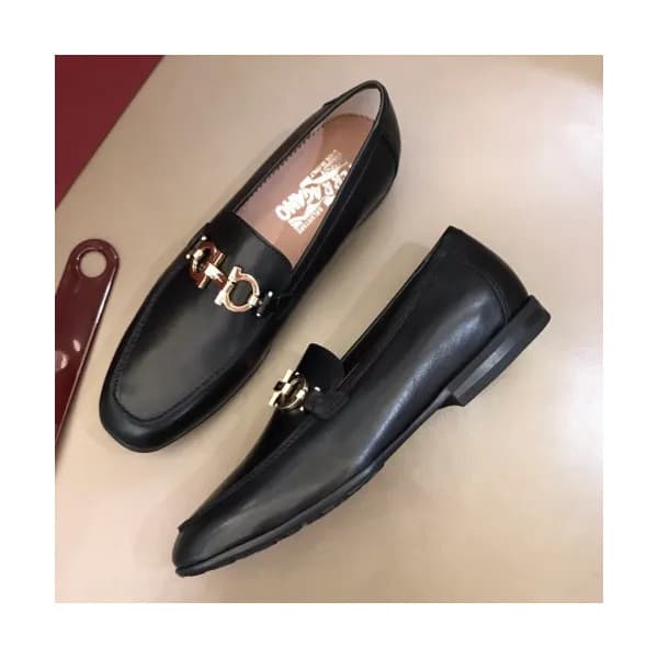 Ferragamo 2018 Mens Gancio Leather Loafer - 페라가모 남… - 1