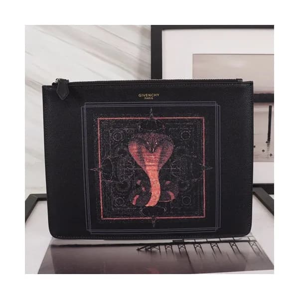 Givenchy 2019 Leather Clutch Bag,30cm - 지방시 2019 레… - 1