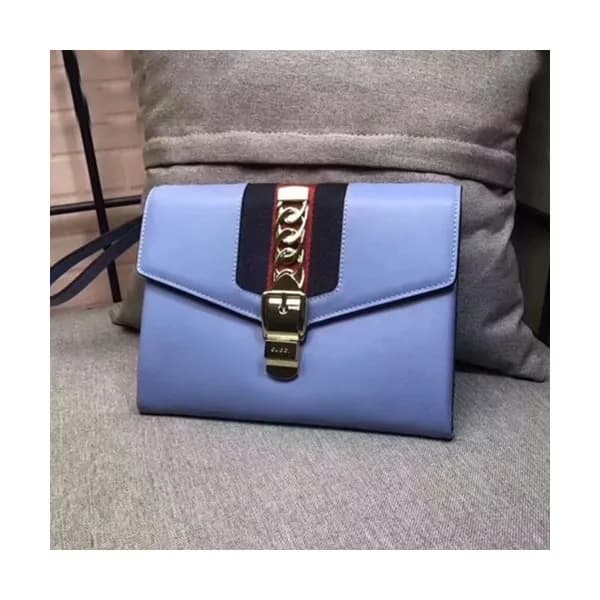 Gucci 2019 Sylvie Leather Clutch Bag ,24CM - 구찌 20…