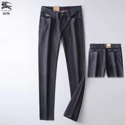 Burberry 2019 Mens Logo Slim Fit Denim Pants - 버버리… - 1