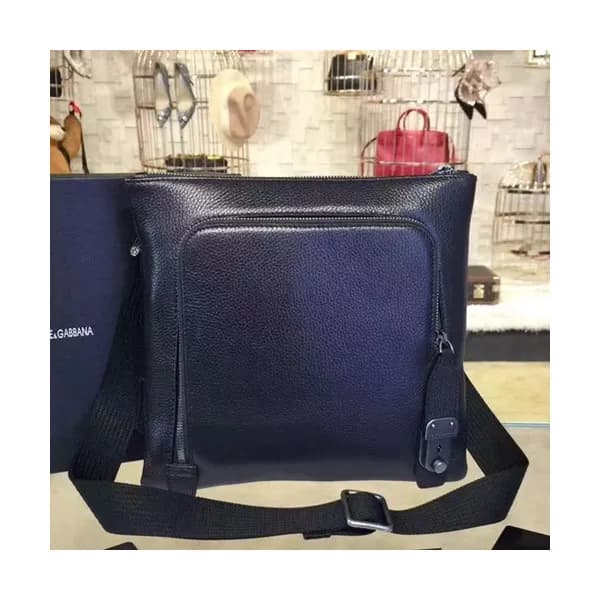 Dolce&Gabbana 2019 Leather Messenger Shoudler Bag … - 1