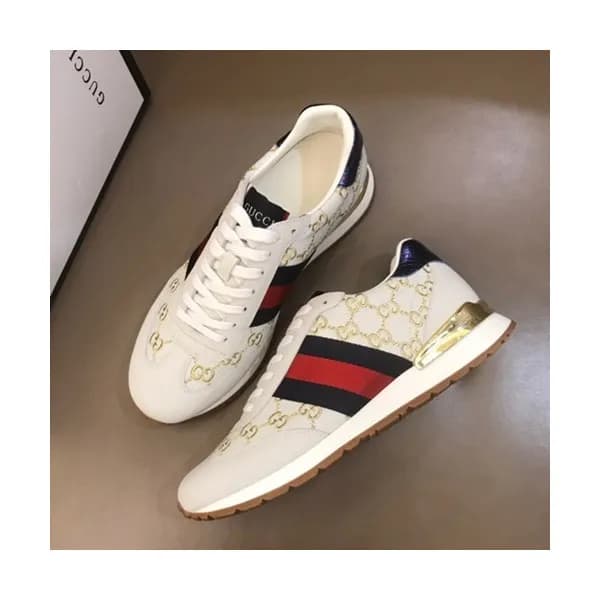 Gucci 2019 Mens Leather Sneakers - 구찌 2019 남성용 레더 … - 1
