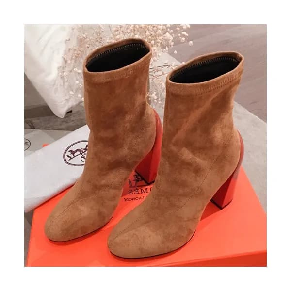 Hermes 2019 Ladies High Heel Ankle Boots - 에르메스 2… - 1