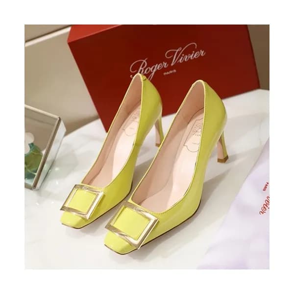Roger Vivier 2019 Ladies Leather Pumps High Heel … - 1