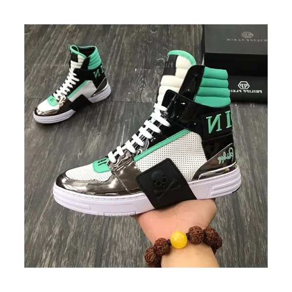 Philipp plein 2019 Mens Leather Sneakers - 필립플레인 … - 1