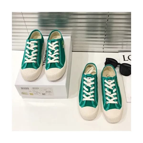Chanel 2019 Ladies Canvas Sneakers - 샤넬 2019 여성용 캔… - 1