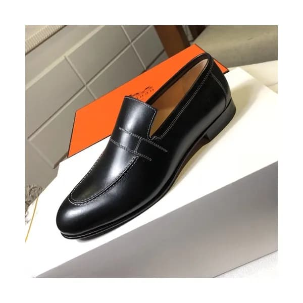 Hermes 2019 Mens Leather Loafer - 에르메스 2019 남성용 레더… - 1