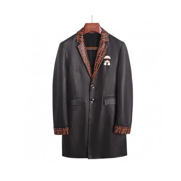 Fendi 2019 Mens Casual Leather Coat - 펜디 2019 남성 캐… - 1