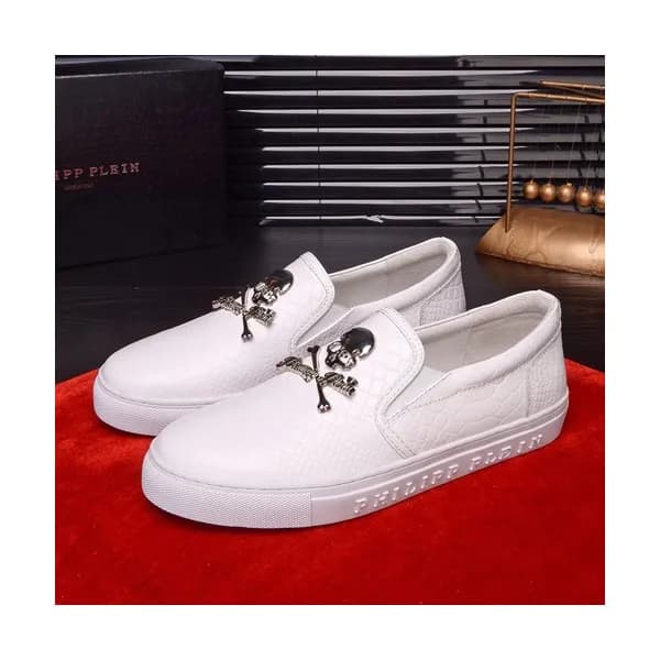 Philipp plein 2019 Mens Leather Slip On - 필립플레인 2… - 1