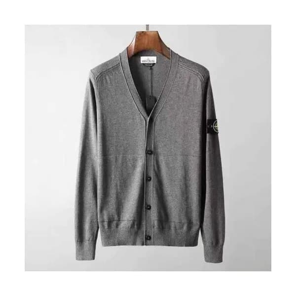 Stone Island 2019 Mens Casual Wool Cardigan - 스톤아일… - 1
