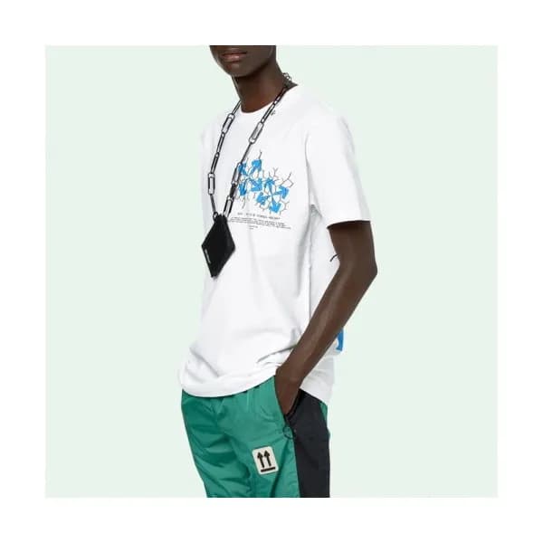 Off-white 2019 Mm/Wm Printing Logo Crew - neck Cot… - 1