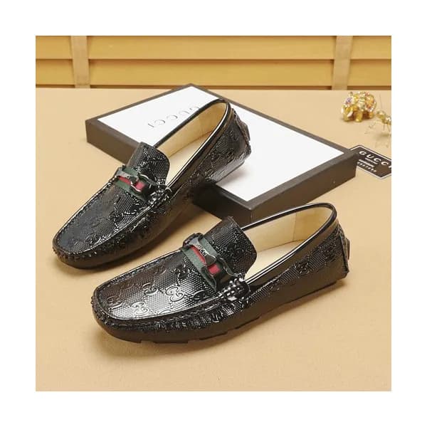 Gucci 2019 Mens Leather Loafer - 구찌 2019 남성용 레더 로퍼… - 1