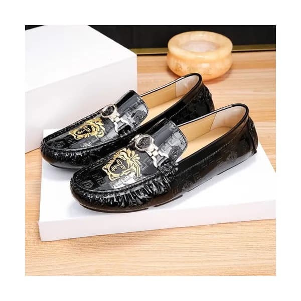 Versace 2020 Mens Leather Loafer - 베르사체 2020 남성용 … - 1