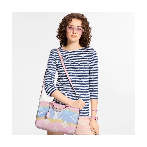 Louis Vuitton 2020 Speedy Tote Shoulder Bag,30cm -… - 1