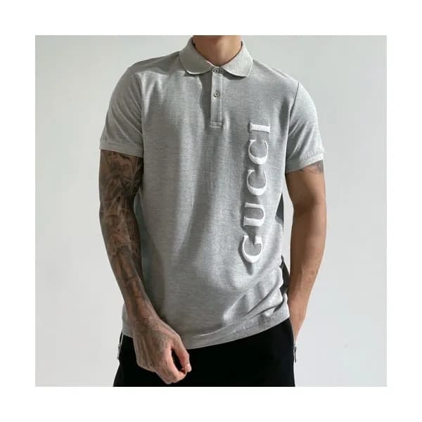 [매장판]Gucci 2020 Mens Logo Cotton Short Sleeved Pol… - 1