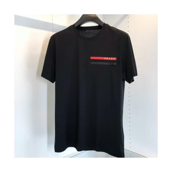 [프라다]Prada 2020 Mens Basic Logo Silket Short Sleev… - 1