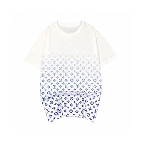Louis vuitton 2020 Mens Logo Cotton Short Sleeved … - 1