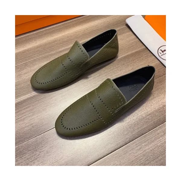 Hermes 2020 Mens Leather Loafer - 에르메스 2020 남성용 레더… - 1