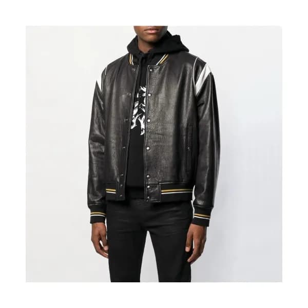 Givenchy 2020 Mens Logo Casual Leather Jackets - 지… - 1