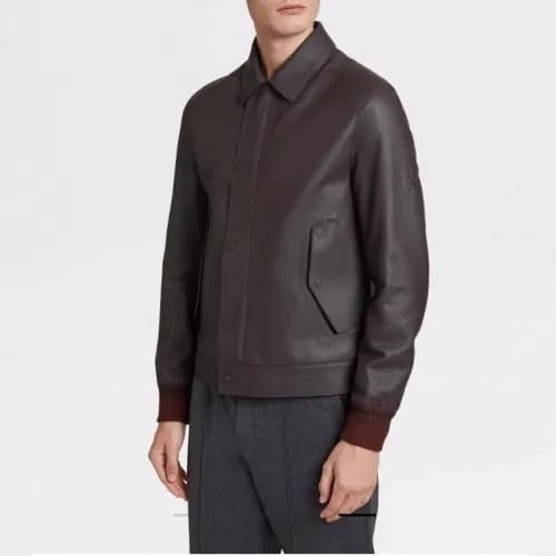 [제냐]Ermenegildo Zegna 2020 Mens Business Leather J… - 1